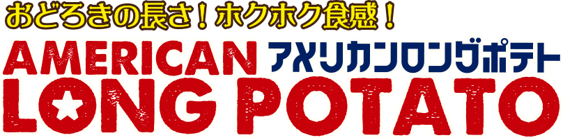 おどろきの長さ！ホクホク食感！アメリカンロングポテト